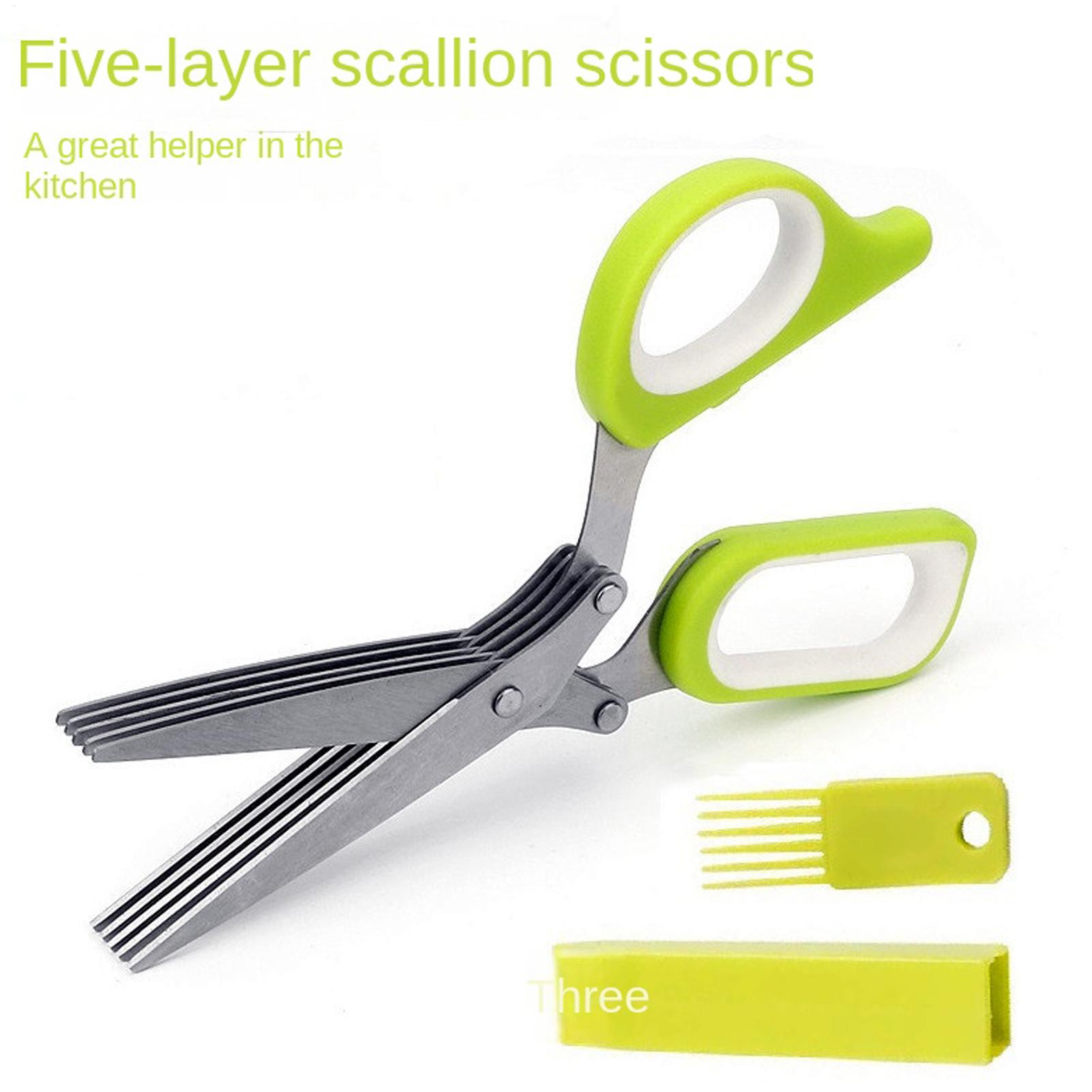 Herb Scissors 5 Blade - Herb Scissors 5 Blade Stainless Steel