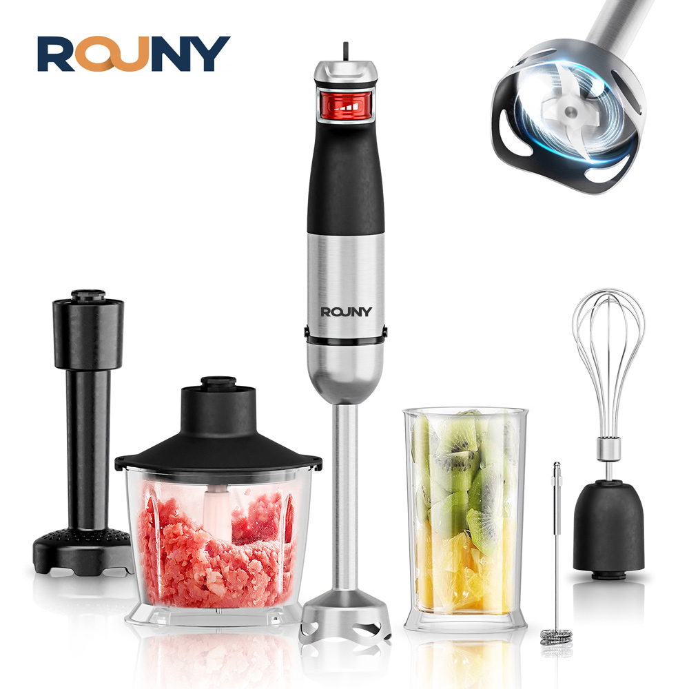 Immersion Blender Stick - Electric Hand Held Stick Blender 6-in-1