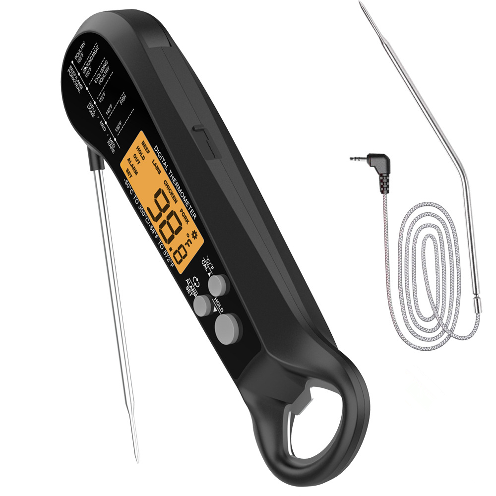 Meat Thermometer - Long Cable Professional Meat Thermometer Digital