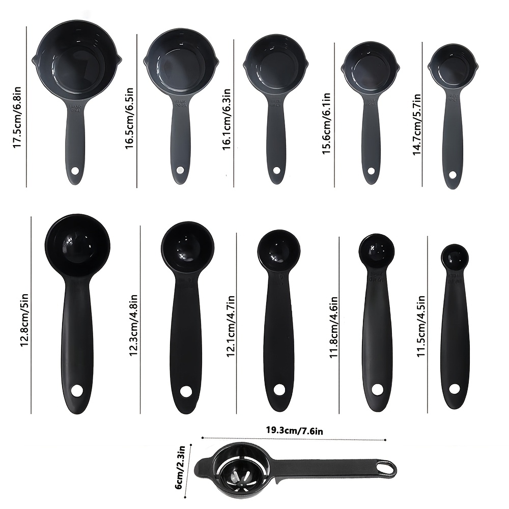 11pcs Plastic Measuring Cups&E - огляд і ціна Kitchen Gadgets And Appliances