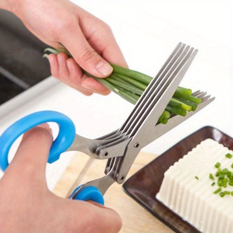5 Blade Stainless Steel Kitche - огляд і ціна Herb Scissors 5 Blade