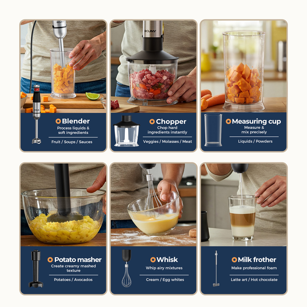 Electric Hand Held Stick Blend - огляд і ціна Immersion Blender Stick