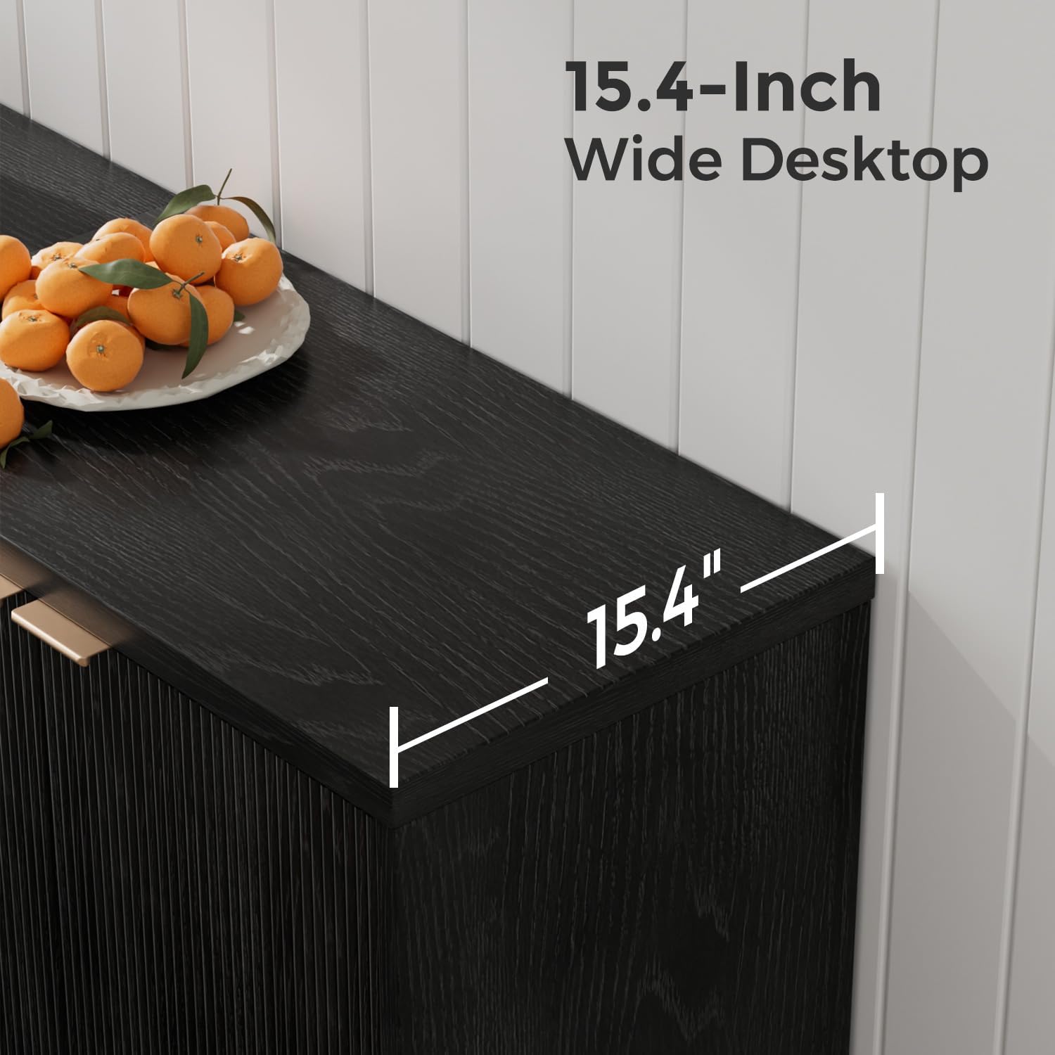 Fluted Buffet Cabinet With Sto - огляд і ціна Kitchen Gadgets Storage