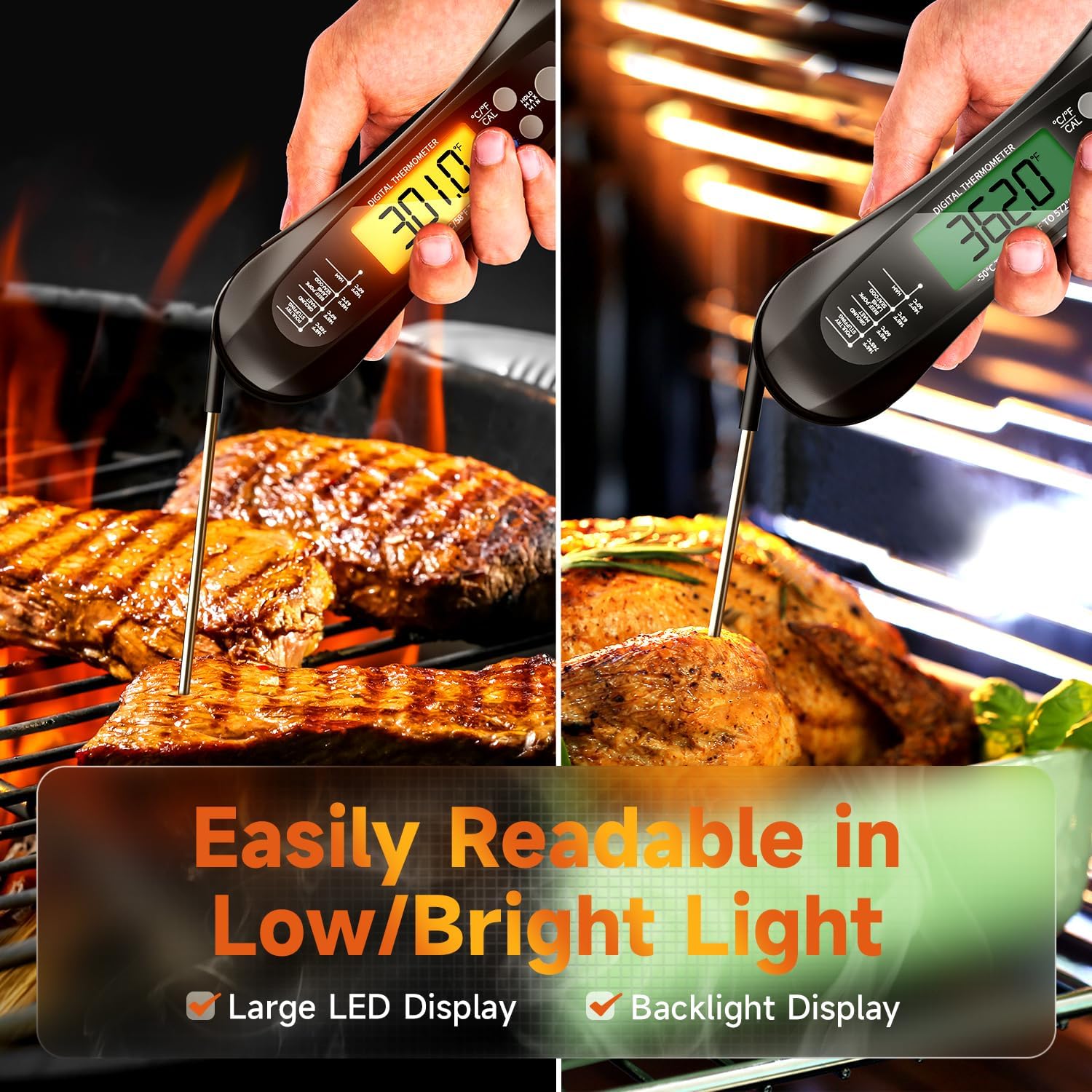 Digital Instant Read Meat Ther - огляд і ціна Meat Thermometer