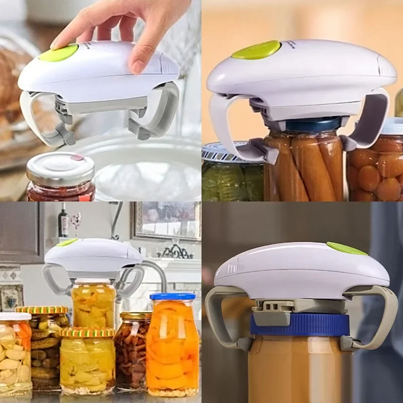 Electric Can Bottle Lid Opener - огляд і ціна Kitchen Gadgets Jar Openers