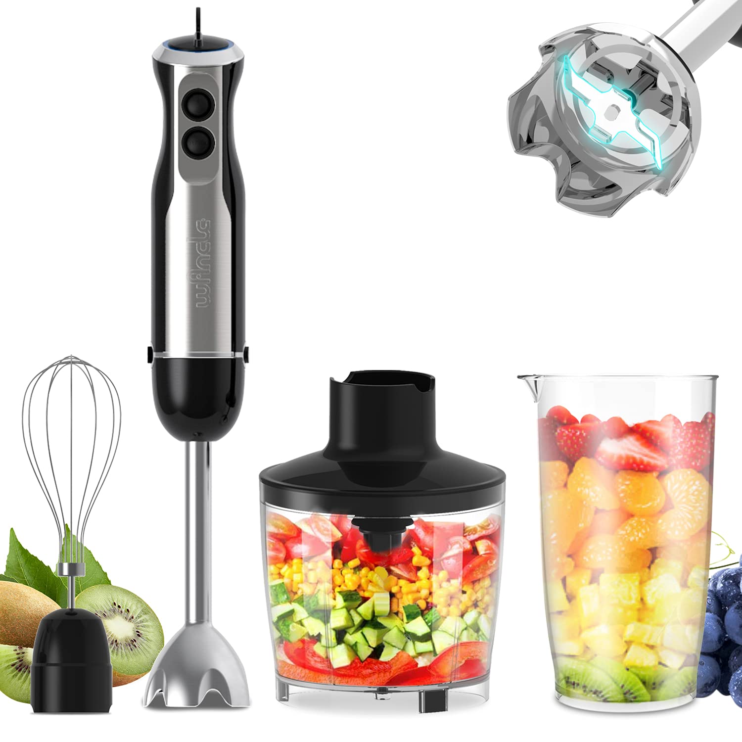 Wancle 1000W Immersion Hand Bl - огляд і ціна Immersion Blender Stick