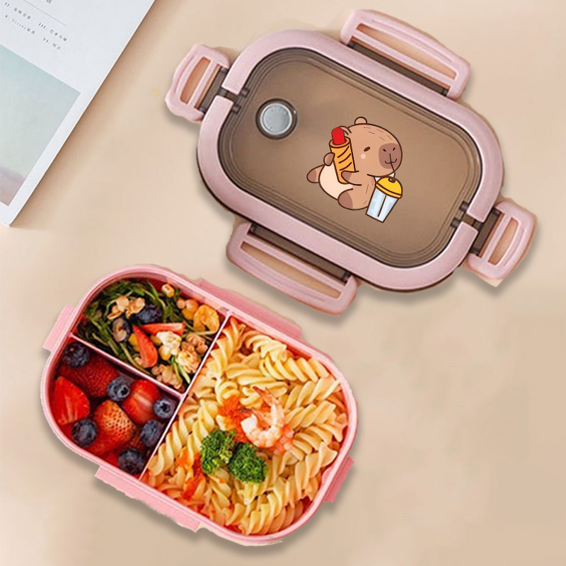 Capybara Bento Lunch Box Anime - огляд і ціна Kitchen Gadgets Storage