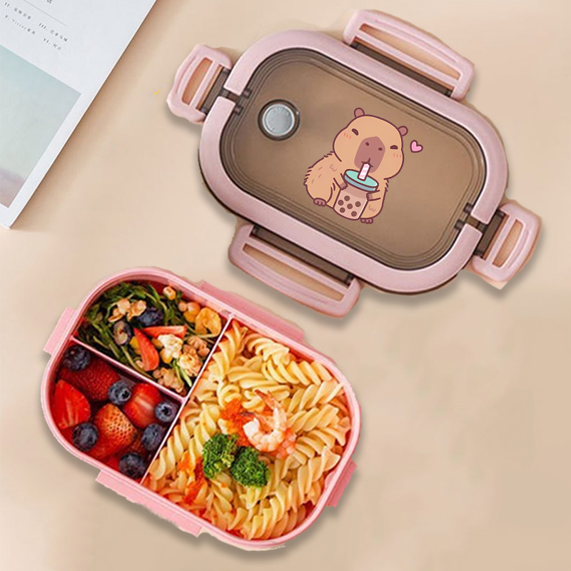 Capybara Bento Lunch Box Anime - огляд і ціна Kitchen Gadgets Storage