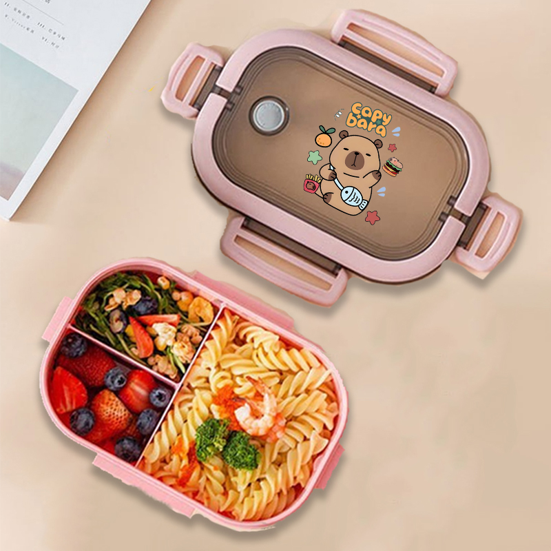 Capybara Bento Lunch Box Anime - огляд і ціна Kitchen Gadgets Storage
