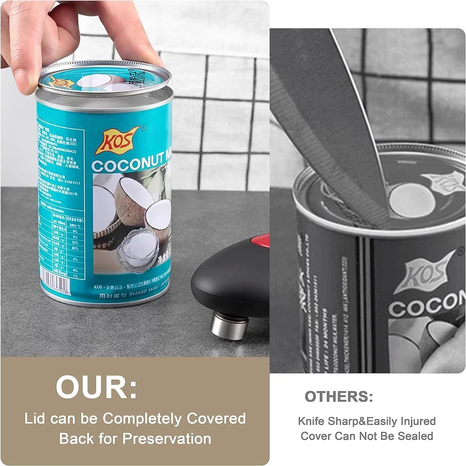 Electric Can Opener One Touch  - огляд і ціна Kitchen Gadgets Jar Openers