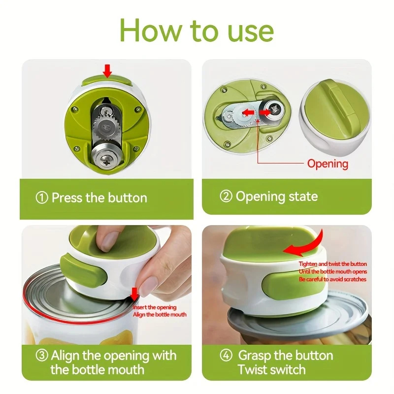 Portable Manual Can Opener Bee - огляд і ціна Kitchen Gadgets Jar Openers