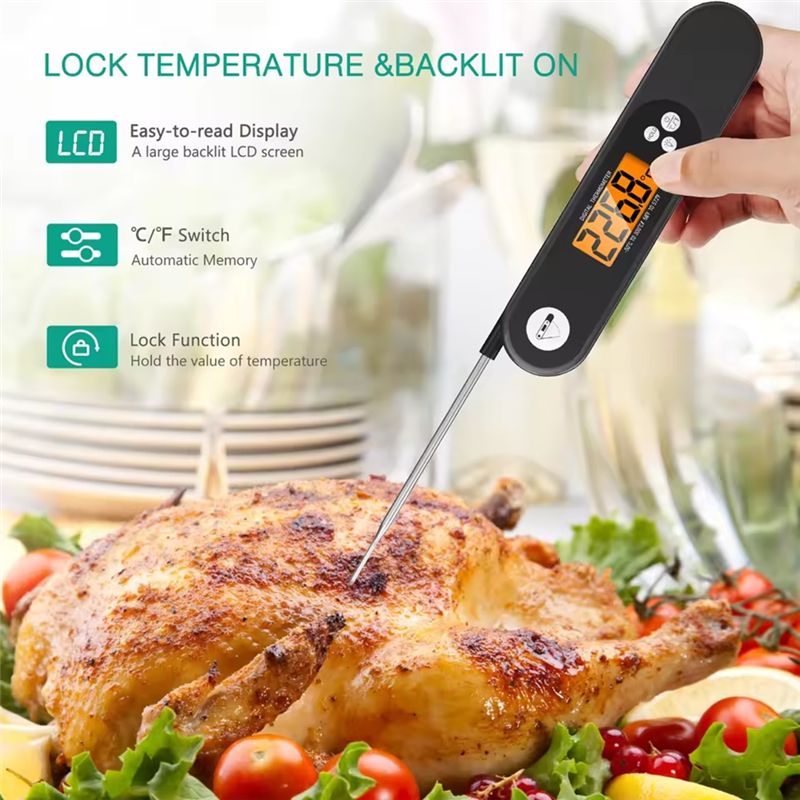 Digital BBQ Food Thermometer K - огляд і ціна Meat Thermometer