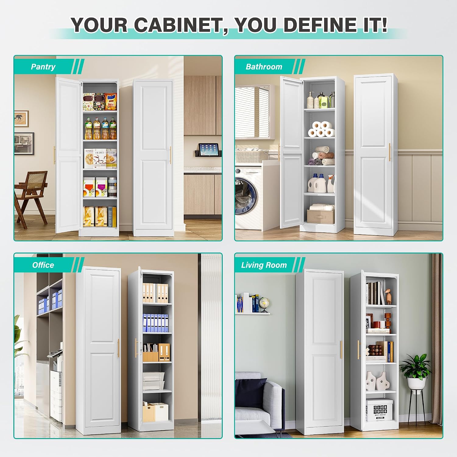 Tall Narrow Storage Cabinet Wi - огляд і ціна Kitchen Gadgets Storage