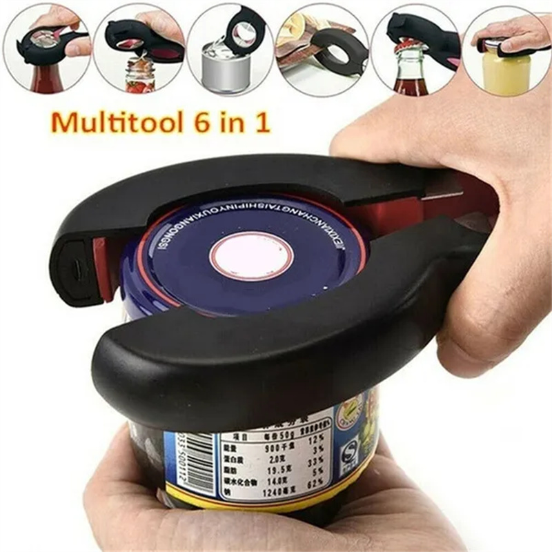 6 In 1 Bottle Opener Multifunc - огляд і ціна Kitchen Gadgets Jar Openers