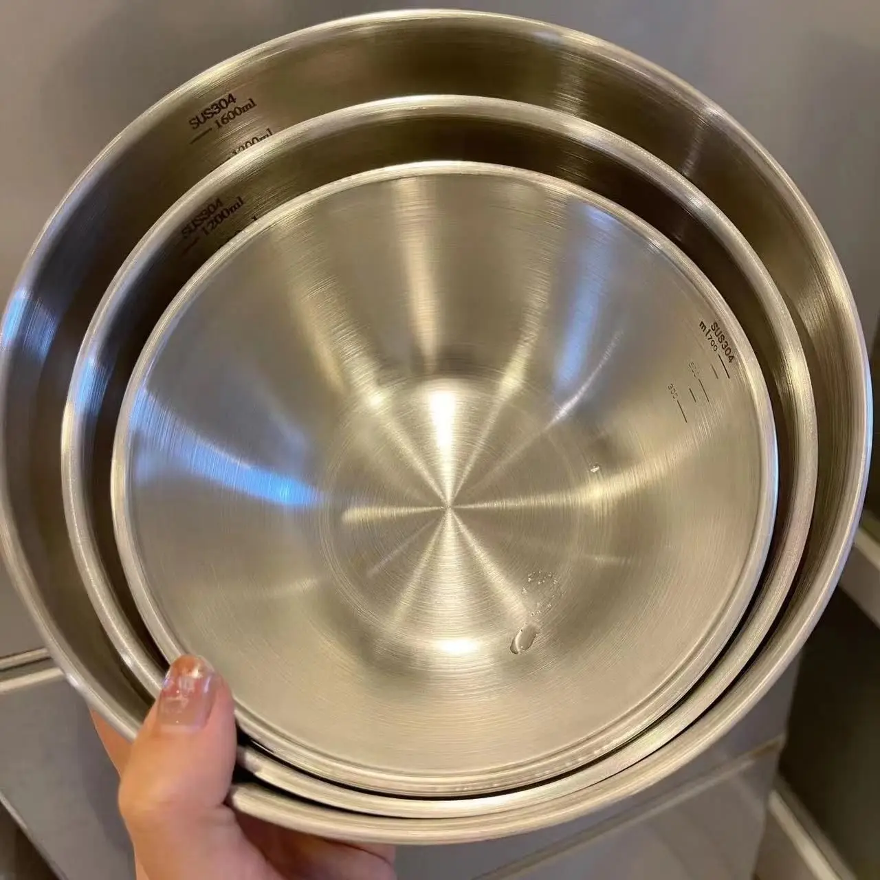 1-3 Stainless Steel Bowl Set w - огляд і ціна Kitchen Gadgets Storage