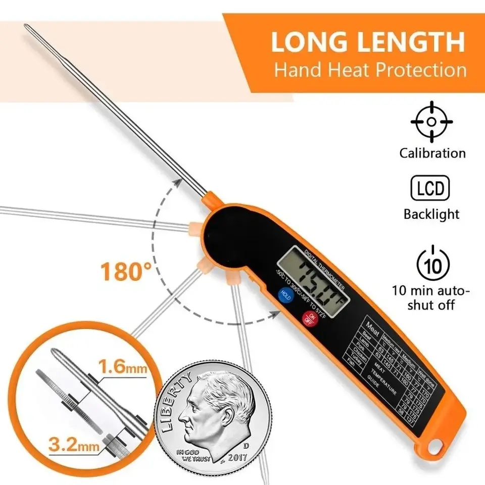 Waterproof Digital Kitchen Foo - огляд і ціна Meat Thermometer
