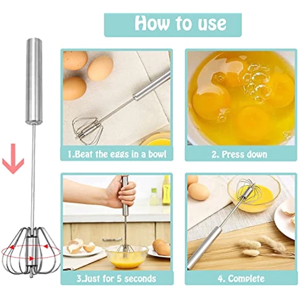 1/3pcs Stainless Steel Egg Bea - огляд і ціна Kitchen Gadgets Blender