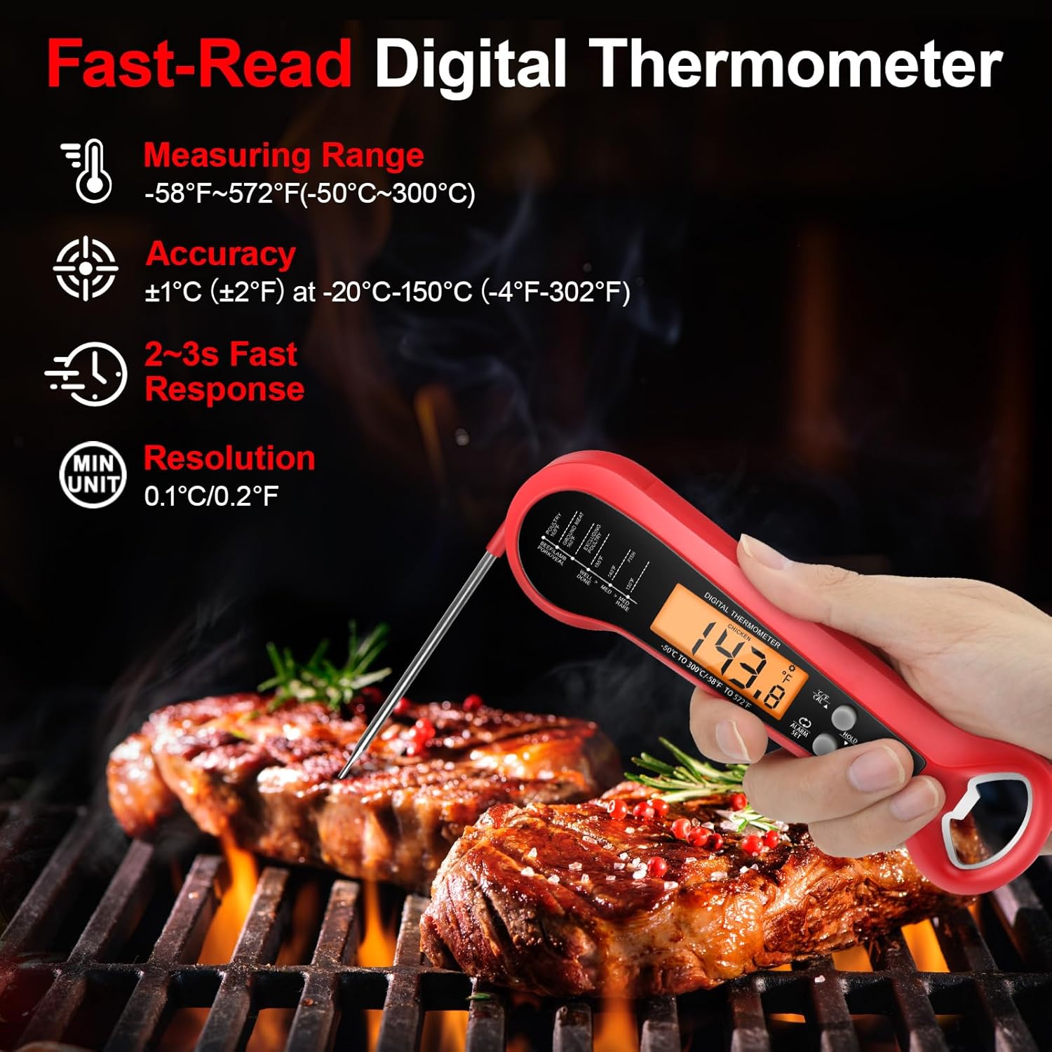 Professional Digital Meat Ther - огляд і ціна Meat Thermometer