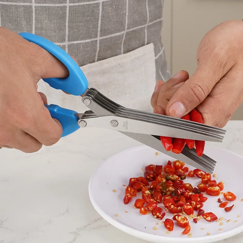 Kitchen Scissors Multifunction - огляд і ціна Herb Scissors 5 Blade