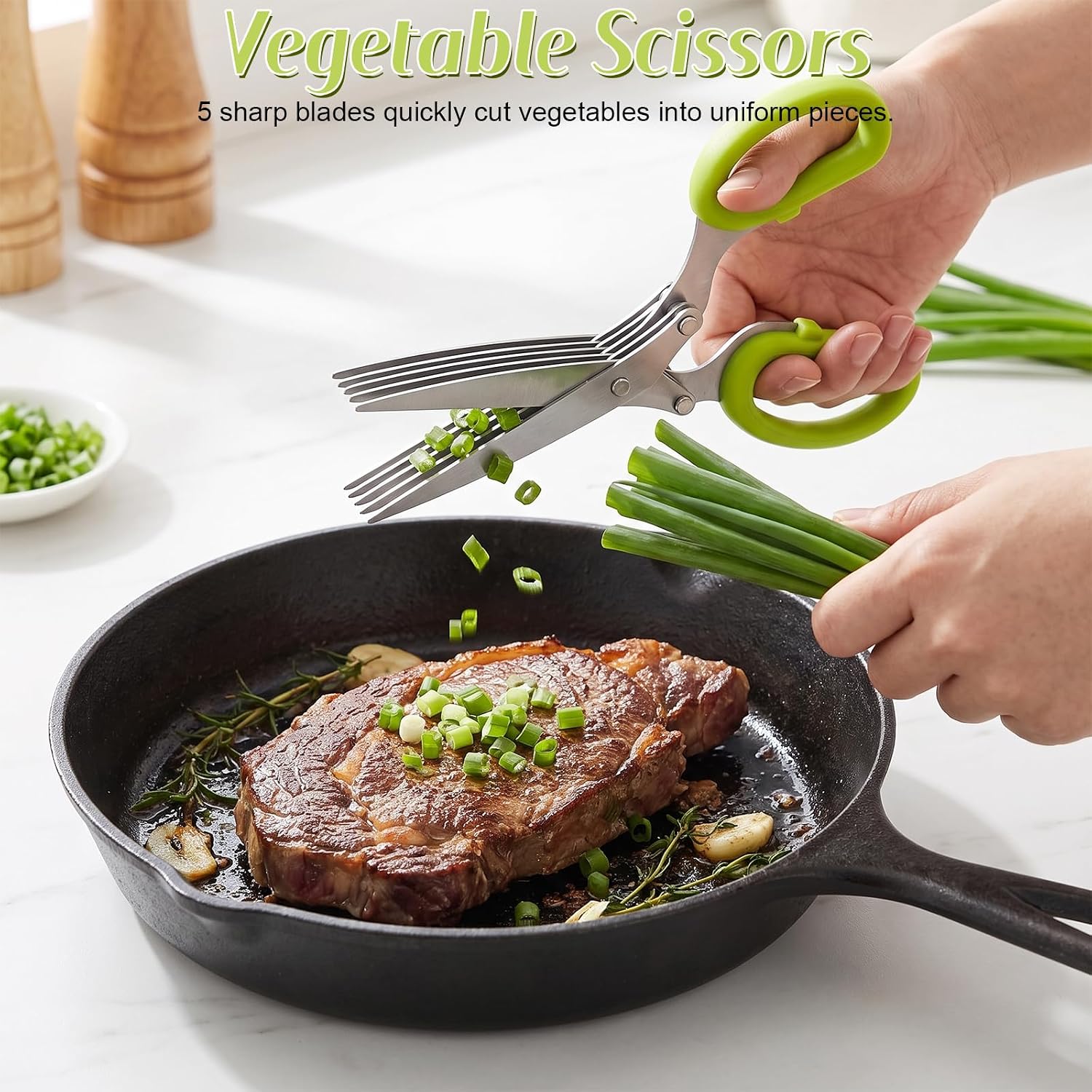 2027 New Herb Scissors with 5  - огляд і ціна Herb Scissors 5 Blade
