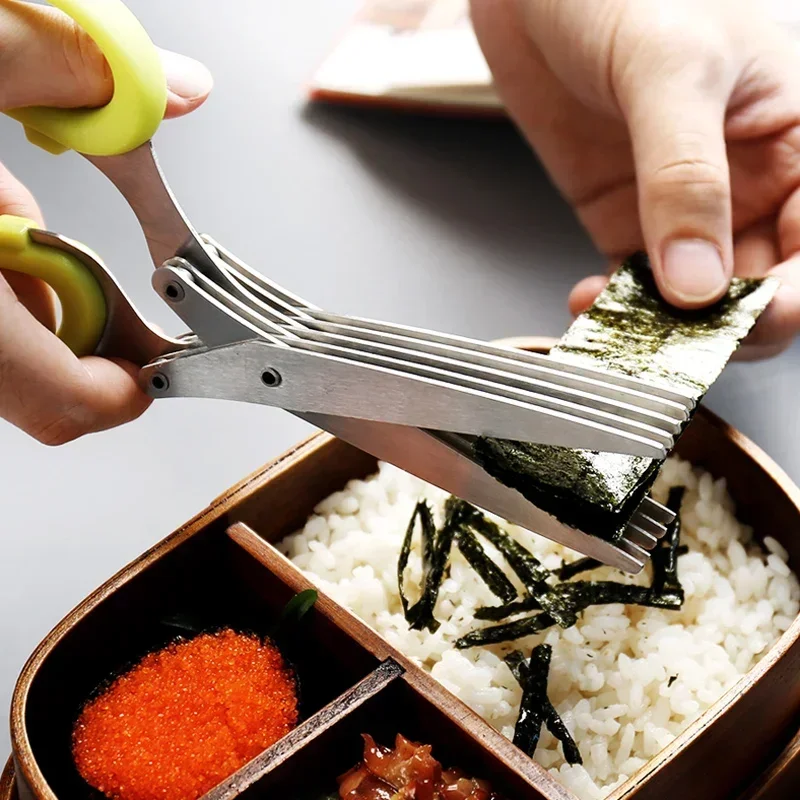 5 Blade Kitchen Scissors Scall - огляд і ціна Herb Scissors 5 Blade