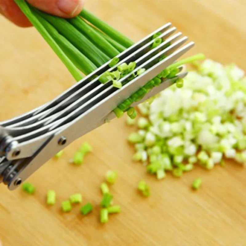 5 Blade Kitchen Scissors Scall - огляд і ціна Herb Scissors 5 Blade