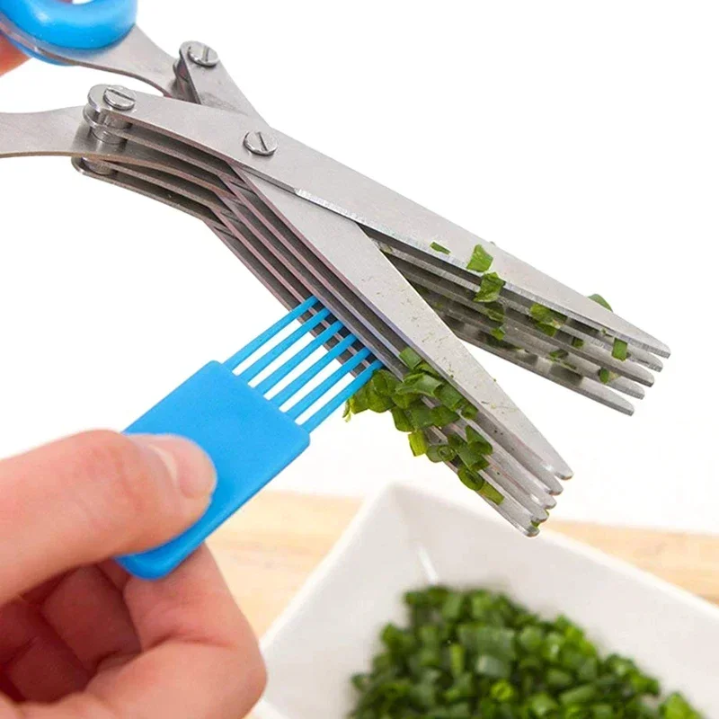 5 Blade Kitchen Scissors Scall - огляд і ціна Herb Scissors 5 Blade
